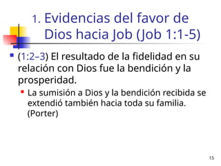 El sufrimiento humano y la fe en Dios: Estudio del libro de Job | PPTX