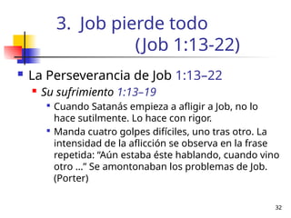 El sufrimiento humano y la fe en Dios: Estudio del libro de Job | PPTX