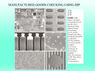 MANUFACTURED GOODS CHECKING USING DIP
 