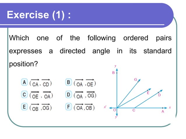 1 directed angle | PPTX | Physics | Science