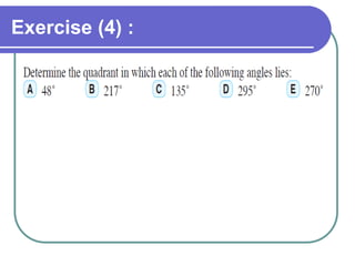 Exercise (4) :
 