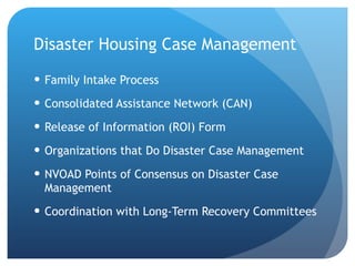 1 disaster housing | PPT