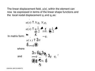 1D Problems in Finite Element Methods - Unit 2.pptx