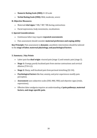 Nrs Sign Principles of Obstetric Anesthesia and Analgesia for Midwifery Practice ...