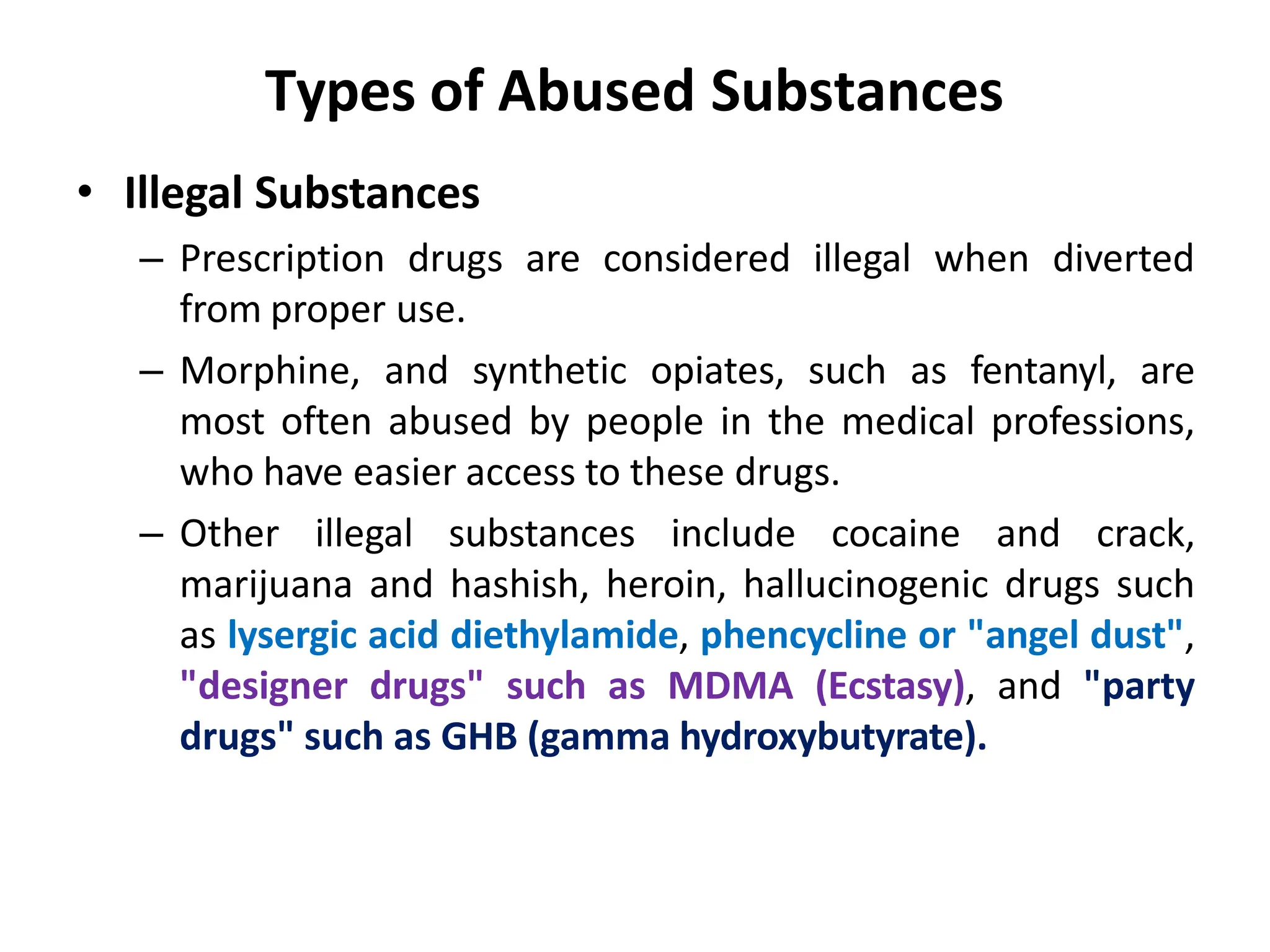 drug addiction and drug abuse presentation | PPTX