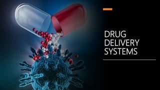 DRUG
DELIVERY
SYSTEMS
 