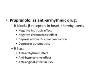 Propranolol cost cvs