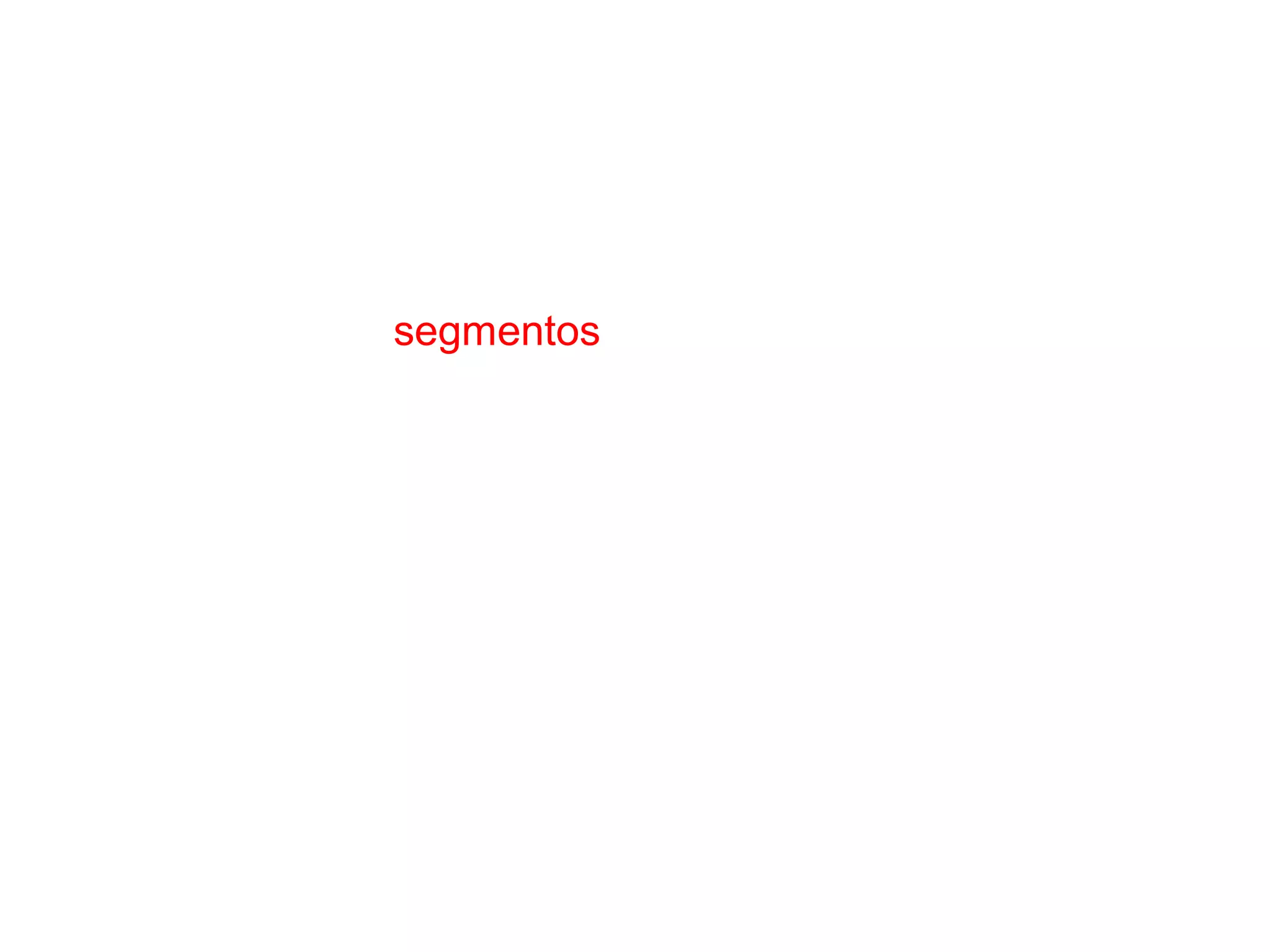 segmentos
 