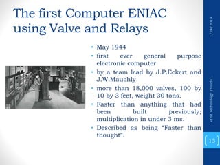 First Vlsi Computer VLSI Technology Trends | PDF