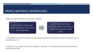 PERFIL BIOFÍSICO MODIFICADO
 