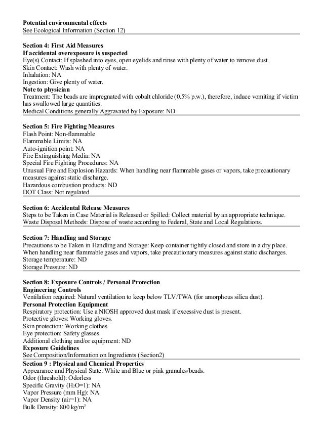 SilicaGel Properties