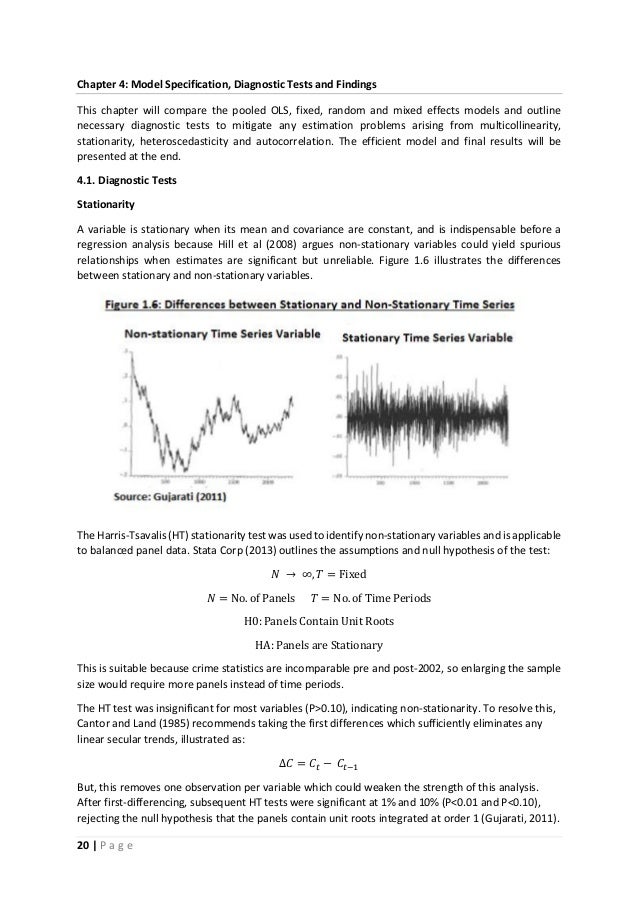 Regression models dissertation