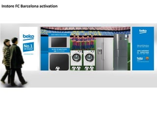 Instore FC Barcelona activation
 