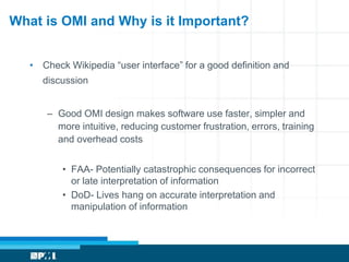 project design using OMI | PPTX