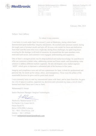 Mohammed  El-Ansari reference letter