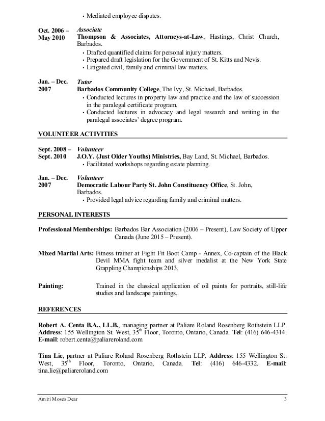 resume in canada