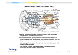 Axial compressor theory - stage-by-stage approach - 28th January 2010