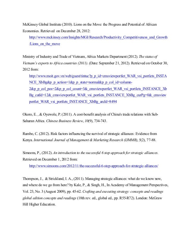 Success factors of strategic alliances picture