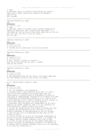 AISWEB - BOLETIM PERSONALIZADO - 10/02/2014 às 22:17:35 UTC - Total de Páginas: 33

C) PERM
E) STAR RNAV (GNSS) OU VOR-DME E NDB CAMPINAS NAS ORBITAS
SOBRE SEKTI E MUMOP CORRIGIR HDG PERNAS DE AFASTAMENTO
PARA 099 DEG
REF: AIP-MAP)
CAMPINAS/VIRACOPOS,SP (SBKP)
ATM
D0318/2013
B) 07/02/13 19:45
C) PERM
E) STAR RNAV (GNSS) OU VOR-DME E NDB NO QUADRO INSTRUCOES DE
CHEGADA EM TRANSICOES ITEM 1 CORRIGIR INFO PARA MUMOP - DO
FIXO MUMOP RDL 098 VOR RDE ATE FIXO SEKTI, ENTAO RDL 124 VOR CGO
ATE FIXO GURU, APOS RDL 119 VOR CGO, ENTAO...
REF: AIP MAP)
CAMPINAS/VIRACOPOS,SP (SBKP)
CNS
D0323/2014
B) 28/01/14 19:31
C) 01/03/14 03:00
E) VOR/DME SCB 115.20MHZ/CH99X U/S DEVIDO SER MAINT)
CAMPINAS/VIRACOPOS,SP (SBKP)
OTR
D0435/2014
B) 05/02/14 20:31
C) 04/05/14 23:59
E) REA - PORTAO 4, PORTAO 5 E PORTAO 6:
ACFT EM VOO FORA BDRY TMA SAO PAULO 3 PODERAO
CTAM ALT MAX 5000FT)
CAMPINAS/VIRACOPOS,SP (SBKP)
OTR
D0418/2014
B) 05/02/14 18:24
C) 04/05/14 23:59
E) REH ANHANGUERA NORTE BTN PSN HONDA E PSN PEDAGIO AMERICANA:
ALL ACFT DEVERAO UTILIZAR A FCA AD SDAI 135.025MHZ)
RIO DE JANEIRO/SANTOS DUMONT,RJ (SBRJ)
AGA
D0109/2014
B) 13/01/14 18:40
C) 10/03/14 02:59
E) AD - AP COORDENADO, EM CONSEQUENCIA:
1) CONFORME REGRAS E PROC DESCRITOS NA AIP ENR 1.9, ITEM 2,
TODAS AS ACFT QUE PRETENDAM OPR EM SBRJ TERAO SUAS OPS
CONDICIONADAS A DISPONIBILIDADE DE ATENDIMENTO EM FUNCAO DA
CAPACIDADE DE INFRAESTRUTURA INSTALADA NO AD E DEVERAO SOLICITAR
O ATENDIMENTO COM ANTECEDENCIA MINIMA DE 01 HR E MAX DE 25 HR
DA HORA DESEJADA DA OPS A CENTRAL INTEGRADA DE SLOTS ATRAVES DO
SITE DO CGNA (WWW.CGNA.GOV.BR), NA OPCAO SERVICOS.
O ATENDIMENTO SERA CONFIRMADO PELO FORNECIMENTO DE UM CODIGO
NUMERICO QUE DEVERA CONSTAR NO ITEM 18 DO PLN, PRECEDIDO DA
SIGLA RMK/CLR RJP. EXEMPLO: RMK/CLR RJP 165342.
2) AS ACFT QUE OPEREM EM SBRJ CUJA ORIGEM OU DESTINO SEJA SBSP
E OPERANDO EM SBSP MEDIANTE SLOT ATC (AIP ENR 1.9 ITEM 2)
ESTARAO DISPENSADAS DA OBRIGATORIEDADE DE SLOT ATC EM SBRJ.
3) SERA APLICADO SLOT DE OPORTUNIDADE EM SBRJ PARA AS ACFT
CITADAS NO ITEM 2.
4) AS ACFT DE POSSE DE UM SLOT ATC QUE TENHAM CONHECIMENTO DA
SUA NAO UTILIZACAO COM ANTECEDENCIA SUPERIOR A 04 (QUATRO) HR
DO HORARIO PREVISTO DEVERAO CANCELA-LO PELO SITE DO CGNA.
5) AS ACFT DE POSSE DE UM SLOT ATC QUE TENHAM CONHECIMENTO DA
SUA NAO UTILIZACAO COM ANTECEDENCIA INFERIOR A 04 (QUATRO) HR
DO HORARIO PREVISTO DEVERAO INFORMAR A SALA AIS DO AP COORDENADO
OU AO ORGAO ATC, QUANDO EM VOO.
página 21 de 33 :: IP 189.62.162.251

 