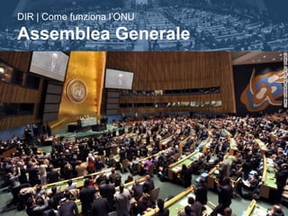 09/10/15 prof bucciarelli | prof ferrarese 4
DIR | Come funziona l’ONU
Assemblea Generale
 