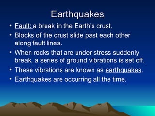 #1 Earthquakes Volcanoes and Tsunamis.ppt