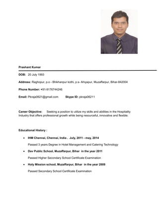 Prashant kumar | DOC