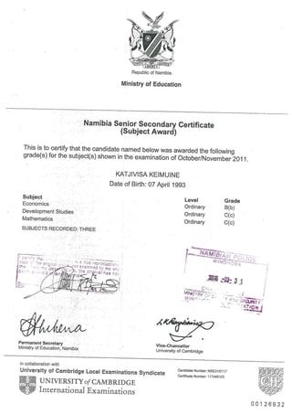 Katjivisa Keimuine CV.PDF