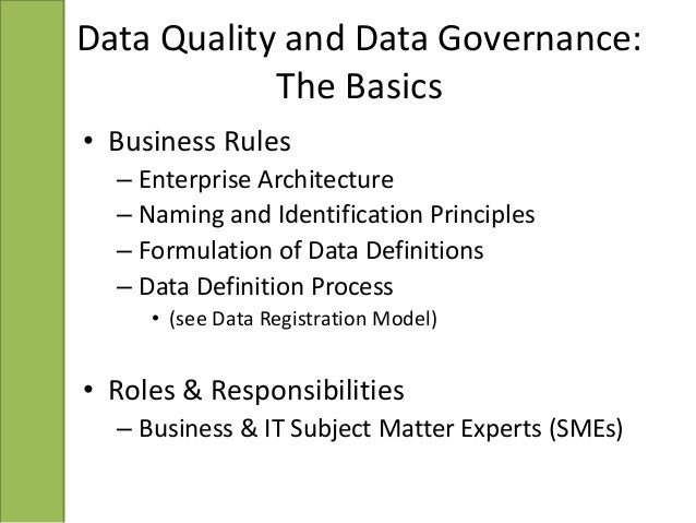 principles data semantic model for Governance Financial Data Institutions Enterprise