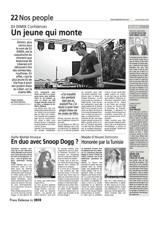 Press Release in 2010
 