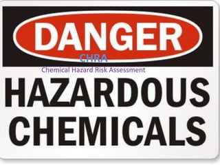 CHRA
Chemical Hazard Risk Assessment
 
