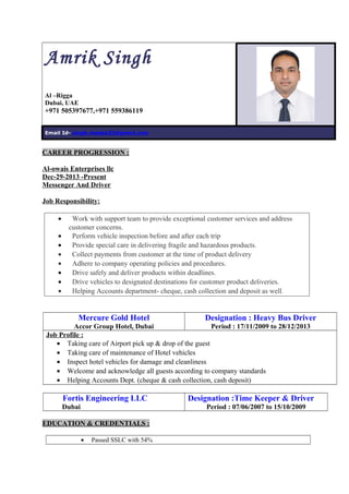 Amrik CV new | DOC