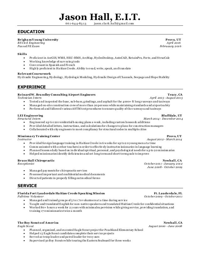 Jason Hall resume
