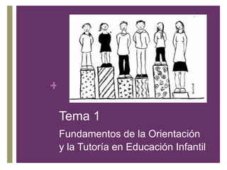 +

    Tema 1
    Fundamentos de la Orientación
    y la Tutoría en Educación Infantil
 