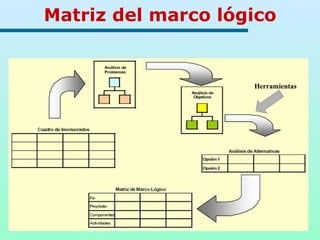 Matriz del marco lógico Herramientas 