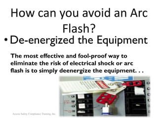 Electrical safety and Arc Flash Training | PPTX