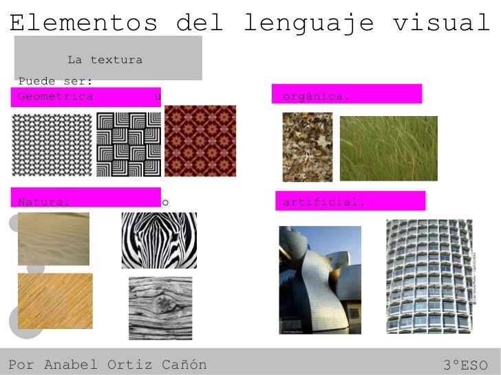 Elementos del lenguaje visual