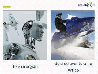 Tele cirurgião
Guia de aventura no
Ártico
 