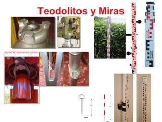 Teodolitos y Miras
 