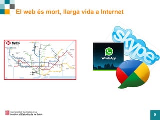 9
El web és mort, llarga vida a Internet
 