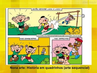 Nona arte: História em quadrinhos (arte sequencial)
 