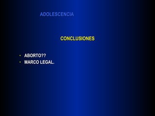 CONCLUSIONES ABORTO?? MARCO LEGAL. 