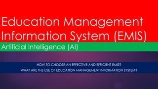 1EMIS PPT ADDIS ABABA CITY ADMINISTRATION EDUCATION, AND TRAINING BOLE ...