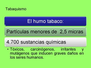 Tabaquismo
 