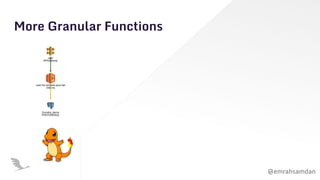 @emrahsamdan
More Granular Functions
 