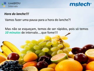 Ajudar professores/escolas a organizar suas próprias necessidades de desenvolvimento no trabalho com a tecnologia.Aprender em ParceriaMódulo 1 - Aprender em ParceriaEstudo Dirigido do Portalhttp://www.aprenderemparceria.com.br/