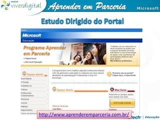 Estudo Dirigido do Portalhttp://www.aprenderemparceria.com.br/http://www.aprenderemparceria.com.br/
