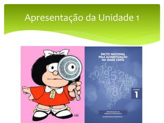 Apresentação da Unidade 1
 