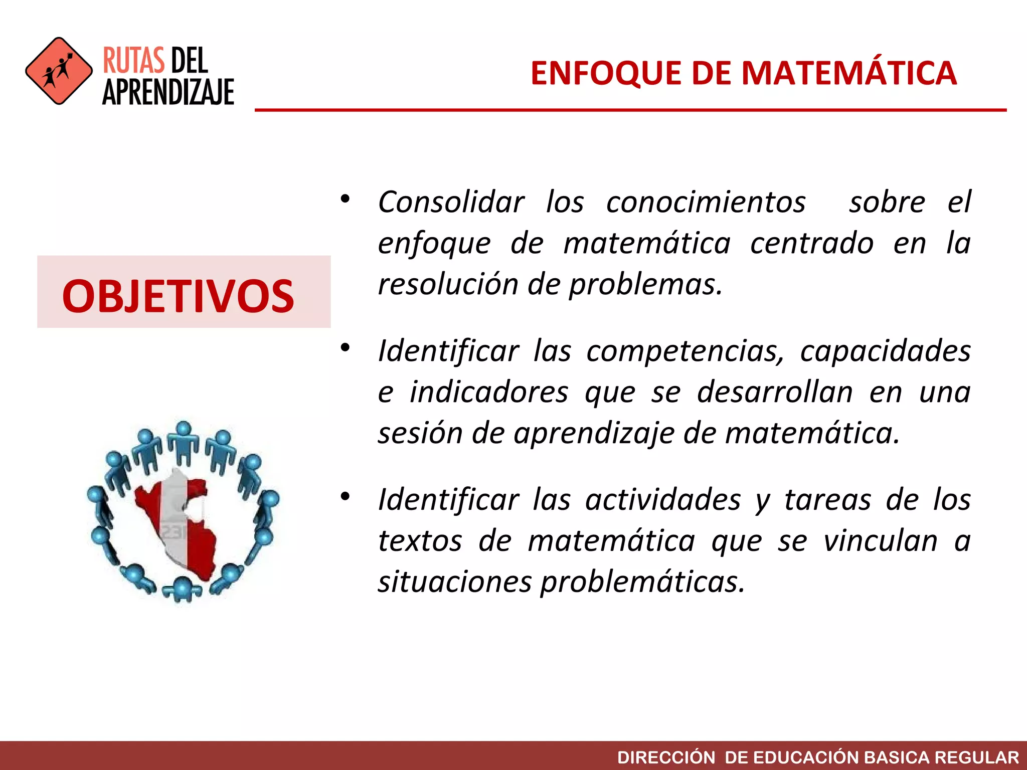 Enfoque de la matematica | PPT