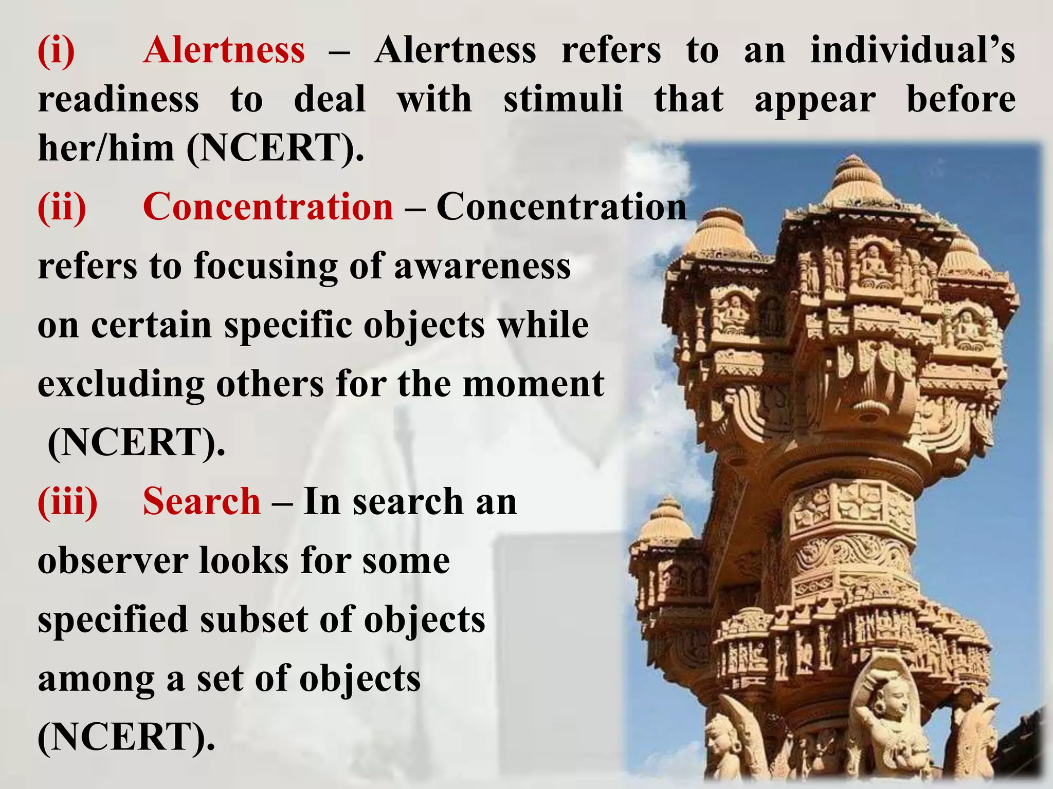 Nature of attention (Meaning, Definition and Theories in brief) | PPSX