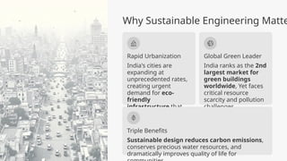 Sustainable Engineering Reddy Environmentally-Sustainable-Engineering-Designs | PPTX